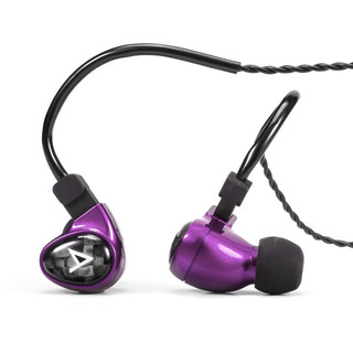 Iriver 艾利和 Billie Jean 入耳式挂耳式动铁有线耳机 紫色 3.5mm
