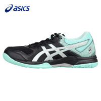 ASICS 亚瑟士 女士羽毛球运动鞋 1072A034-003 RK9黑绿 39.5