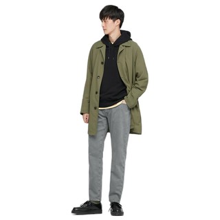 UNIQLO 优衣库 EZY DENIM 男士牛仔长裤 433327 铅灰色 3XL