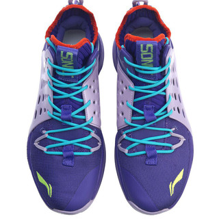 LI-NING 李宁 音速7 男子篮球鞋 ABAP019-3 紫色 39.5