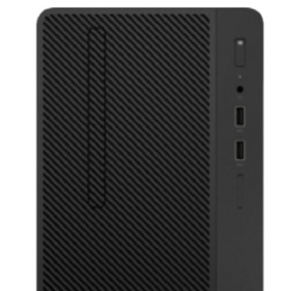HP 惠普 288 Pro G4 MT 九代酷睿版 23.8英寸 商用台式机 黑色 (酷睿i3-9100、核芯显卡、8GB、128GB SSD+1TB HDD、风冷)