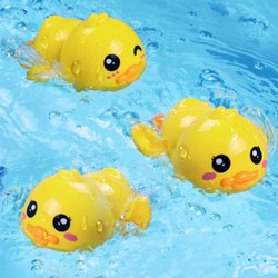 tongli 童励 儿童洗澡戏水上发条鸭子萌鸭2个装