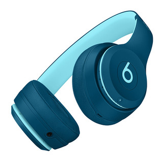 Beats Solo 3 Wireless 耳罩式头戴式无线蓝牙降噪耳机 Pop 水蓝