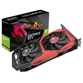 COLORFUL 七彩虹 战斧 GeForce GTX1650 4GD6 豪华版 显卡 4GB 黑红