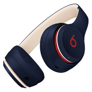 Beats Solo 3 Wireless 耳罩式头戴式无线蓝牙降噪耳机 学院蓝