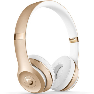 Beats Solo 3 Wireless 耳罩式头戴式无线蓝牙降噪耳机 金色
