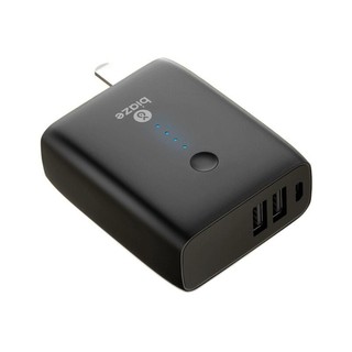 USB37 移动电源充电器二合一 黑色 5000mAh Type-C 2.4A快充