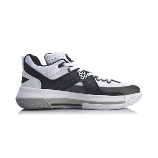 lining李宁全城5男子篮球鞋abap1292黑白灰395