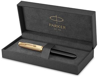 PARKER 派克 钢笔  51系列 金尖 海外版 黑色GT M尖