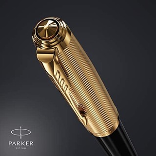 PARKER 派克 钢笔  51系列 金尖 海外版 黑色GT M尖
