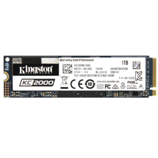 Kingston 金士顿 SKC2000M8/1000G NVMe M.2 固态硬盘 1000GB (PCI-E3.0)