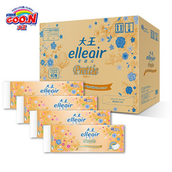 elleair 大王爱璐儿 Elleair 卷筒卫生纸简绒系列立体压花 10卷*4提