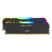 Crucial 英睿达 铂胜系列 DDR4 3200MHz RGB 台式机内存 灯条 黑色 16GB 8GB*2 BL2K8G32C16U4RL
