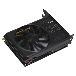 EVGA GeForce GTX 750Ti 2GB SC 显卡 2G 黑色