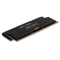 Crucial 英睿达 铂胜系列 DDR4 3600MHz 台式机内存 马甲条 黑色 16GB 8GB*2 BL2K8G36C16U4B