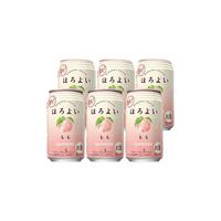 三得利 SUNTORYHOROYOI 和乐怡 预调鸡尾酒 白桃乳饮味 350ml*6罐