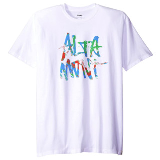 ALTAMONT 男士印花短袖T恤 3130002180 白色/绿色 L