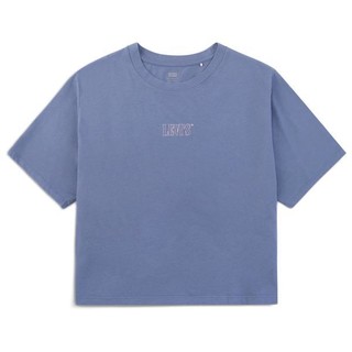 Levi's 李维斯 轻松浪系列 女士圆领短袖T恤 85634-0039 天蓝色 S