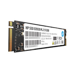 HP 惠普 EX920 NVMe M.2 固态硬盘 512GB（PCI-E3.0）