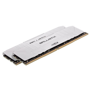 Crucial 英睿达 铂胜系列 DDR4 3600MHz 台式机内存 马甲条 白色 16GB 8GB*2 BL2K16G36C16U4W