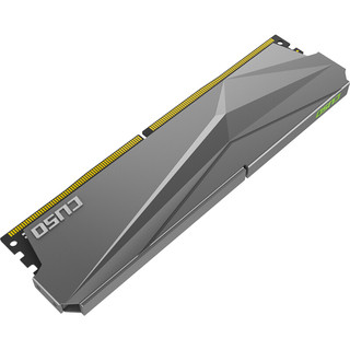 CUSO 酷兽 夜枭系列 DDR4 3000MHz 台式机内存 马甲条 银灰色 16GB