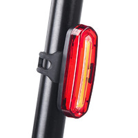自行车尾灯USB充电LED警示灯夜间骑行装备公路山地车配件单车尾灯 双色-红蓝