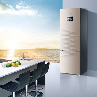 Haier 海尔 馨厨系列 BCD-225SDICU1 直冷三门冰箱 225L 金色