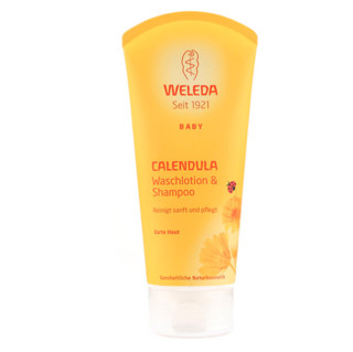 WELEDA 维蕾德 金盏花系列 婴儿护肤套装 洗发沐浴露200ml+护臀膏75ml