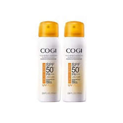 COGI 高姿 倍护美白防晒喷雾 SPF50+ 80ml 2瓶