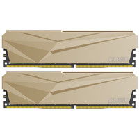 CUSO 酷兽 夜枭系列 DDR4 3000MHz 台式机内存 马甲条 金色 16GB 8GB*2