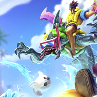 LEAGUE OF LEGENDS 英雄联盟 英雄皮肤 泳池派对 雷克塞