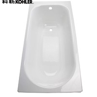 KOHLER 科勒 K-941T-0 索尚嵌入式铸铁浴缸 无扶手 配原装PVC排水 1.5m