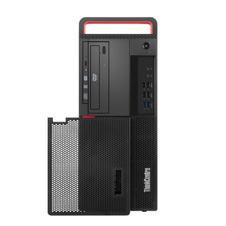 Lenovo 联想 ThinkCentre M720T 八代酷睿版 21.5英寸 商务台式机 黑色(酷睿i3-8100、核芯显卡、4GB、128GB SSD+1TB HDD、风冷)