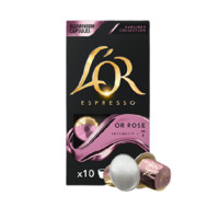 L'OR collection 暗金玫瑰 Or Rose 浓度7 胶囊黑咖啡 10粒