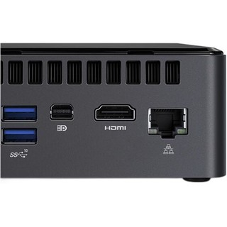 intel 英特尔 艾莱峡谷 NUC8I5INHX 家用台式机 黑色 (酷睿i5-8265U、R540X、8GB、风冷)