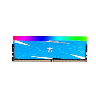 GALAXY 影驰 GAMER系列 GAMER BLUE DDR4 3200MHz RGB 台式机内存 灯条 蓝色 8GB