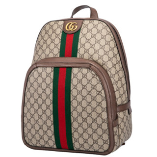 GUCCI 古驰 Ophidia系列 女士双肩包 547965 9U8BT 8994 米色/乌木色