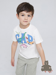 Gap 盖璞 幼儿 布莱纳系列 玩童之选 徽标LOGO圆领短袖T恤