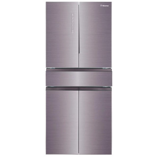 hisense海信食神系列bcd420wtdgvbp风冷多门冰箱420l钛灰