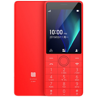 QIN 多亲 1s  移动联通版 4G手机 521MB 4GB 中国红