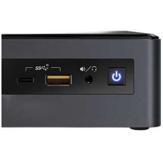 intel 英特尔 NUC8I7INHX 台式机 黑色(酷睿i7-8565U、核芯显卡、8GB、风冷)