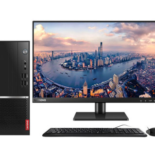 Lenovo 联想 扬天 M4000q 23英寸 商用台式机 黑色 (酷睿i3-10100、2G独显、8GB、1TB HDD、风冷)