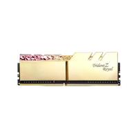 G.SKILL 芝奇 Trident Z Royal皇家戟系列 DDR4 3600MHz RGB 台式机内存 灯条 光耀金 256GB 32GBx8 F4-3600C18Q2-256GTRG