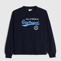 Gap/盖璞 碳素软磨系列 655691 女款磨毛抓绒套头卫衣