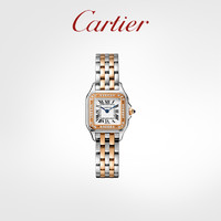 Cartier卡地亚Panthère猎豹系列石英腕表 玫瑰金精钢钻石手表