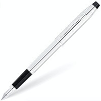CROSS 高仕 经典世纪系列 钢笔 亮铬白夹