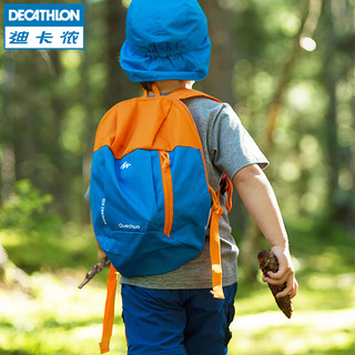 迪卡侬儿童小书包双肩包男女童旅行休闲背包运动包双肩背包QUJR 黄色 7升