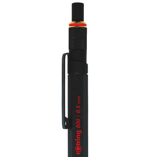 rOtring 红环 800 防断芯自动铅笔 黑色 0.5mm 单支装