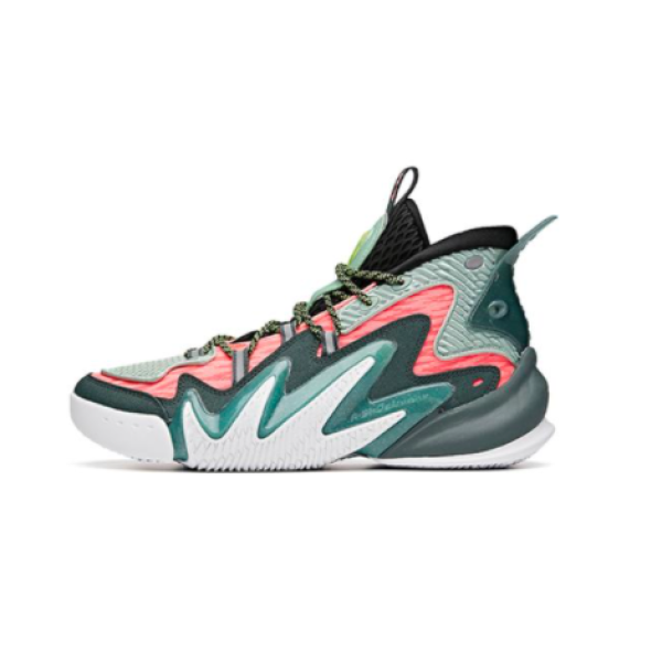 0系列 狂潮二代 男子篮球鞋 112031602-1 灰绿 41