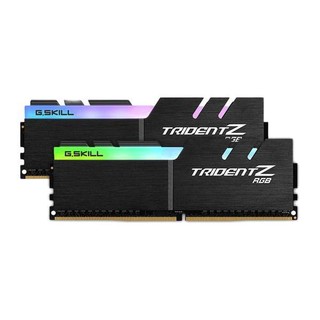 G.SKILL 芝奇 幻光戟系列 DDR4 3000MHz RGB 台式机内存 灯条 黑色 16GB 8GBx2 F4-3000C15D-16GTZR